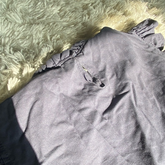 Universal Thread Goods Co. Size M Blue/Gray Women’s Pleated Tank Top - Picture 5 of 5